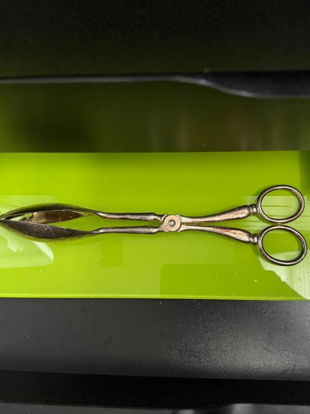 Salad Tongs Silver Plated